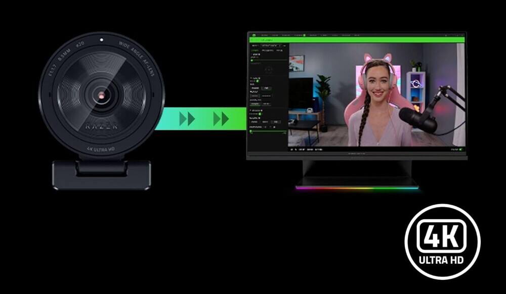 best-webcams-for-yoga-teachers- Razer Kiyo Pro Ultra 4K Webcam